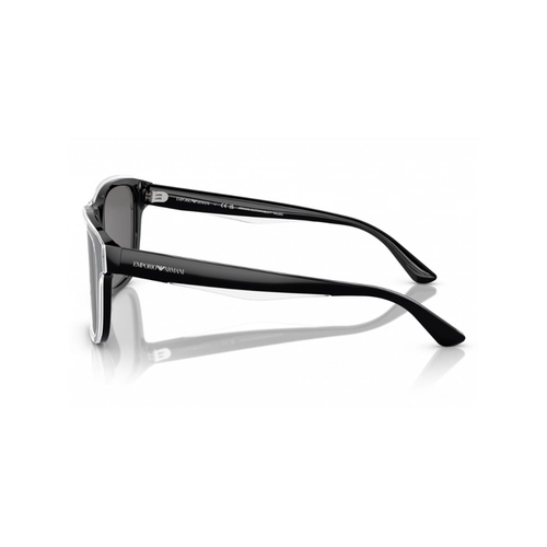Óculos de Sol Emporio Armani 0EA4208 60518756 Acetato Preto com lentes na cor Cinza Escuro Polarizado