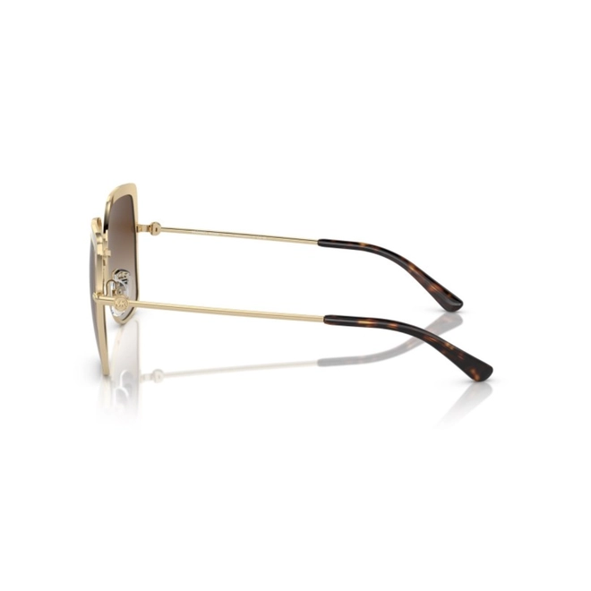 Óculos de Sol Michael Kors 0MK1141 10141357 Metal Dourado com lentes na cor Marrom Degradê 3