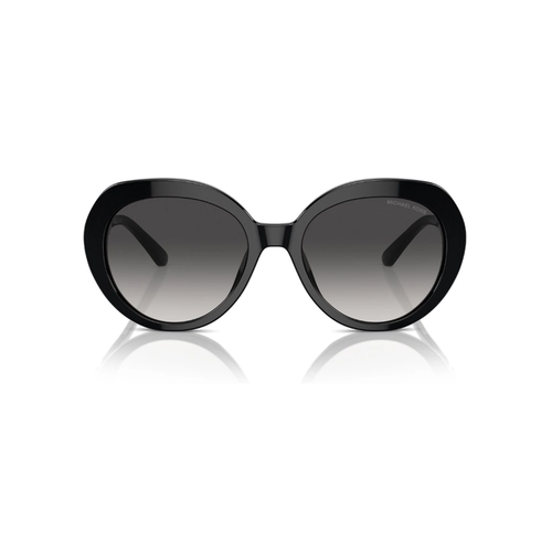 Óculos de Sol Michael Kors 0MK2214U 30058G56 Acetato Preto com lentes na cor Cinza Degradê