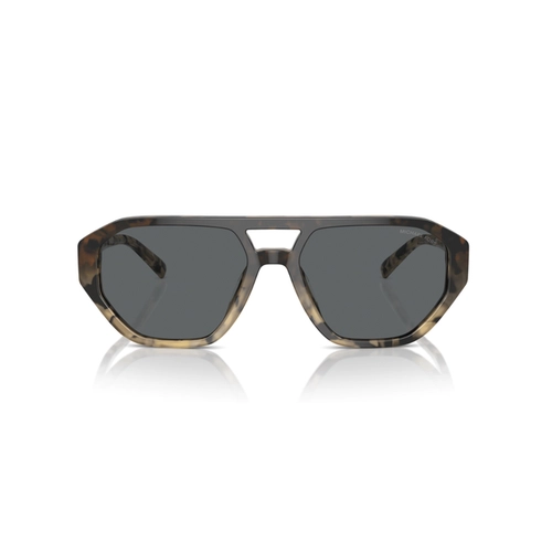 Óculos de Sol Michael Kors 0MK2219U 39428757 Acetato Marrom Mesclado com lentes na cor Cinza