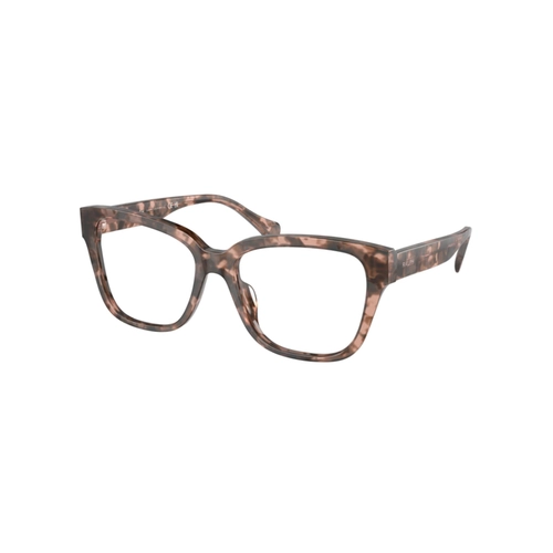 Óculos de Grau Ralph 0RA7162U 6058 55 Acetato Rosa Mesclado