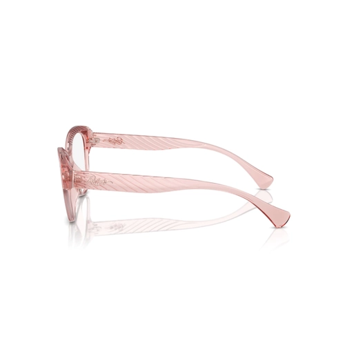 Óculos de Grau Ralph 0RA7164U 5801 52 Acetato Rosa Transparente