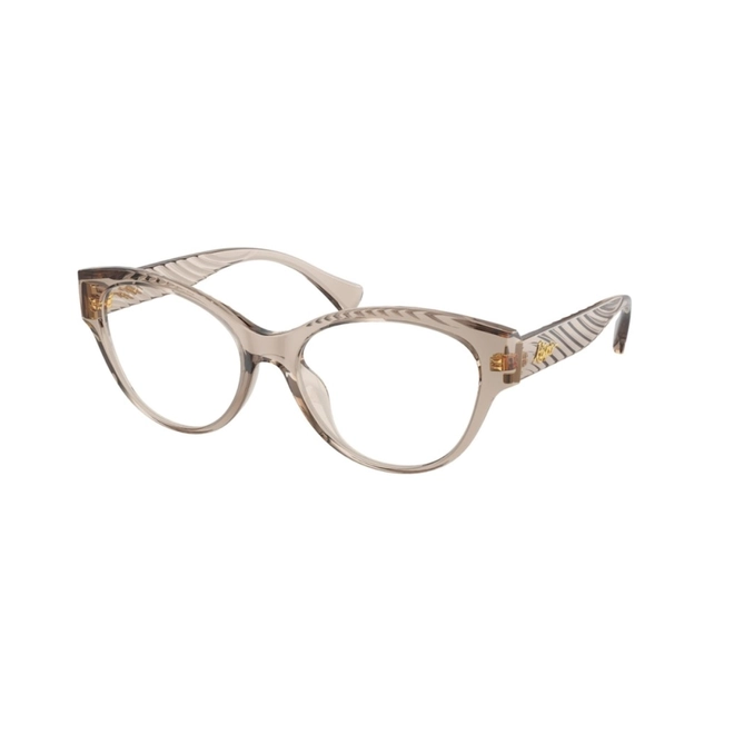 Óculos de Grau Ralph 0RA7164U 5802 52 Acetato Bege 1