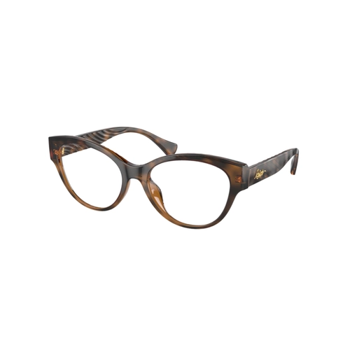 Óculos de Grau Ralph 0RA7164U 6149 52 Acetato Marrom Mesclado
