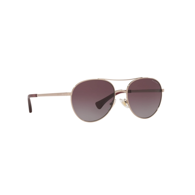 Óculos de Sol Ralph 0RA4135 94276255 Metal Rose com lentes na cor Violeta Degradê 3