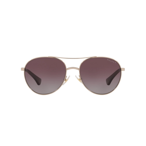 Óculos de Sol Ralph 0RA4135 94276255 Metal Rose com lentes na cor Violeta Degradê
