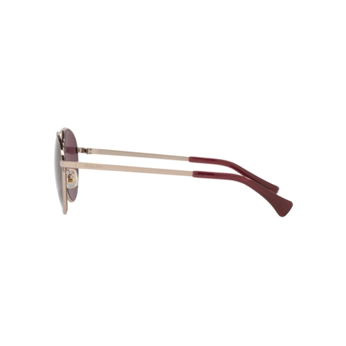 Óculos de Sol Ralph 0RA4135 94276255 Metal Rose com lentes na cor Violeta Degradê