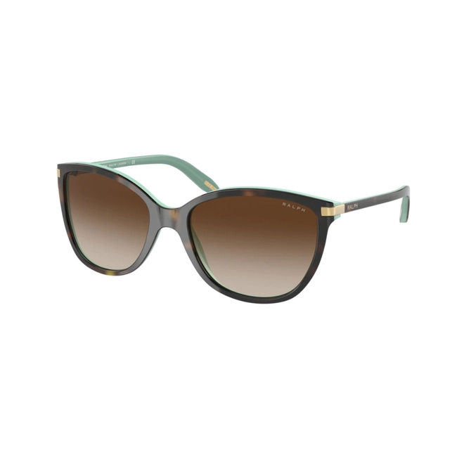 Óculos de Sol Ralph 0RA5160 601/1357 Acetato Marrom Mesclado com lentes na cor Marrom Degradê 1
