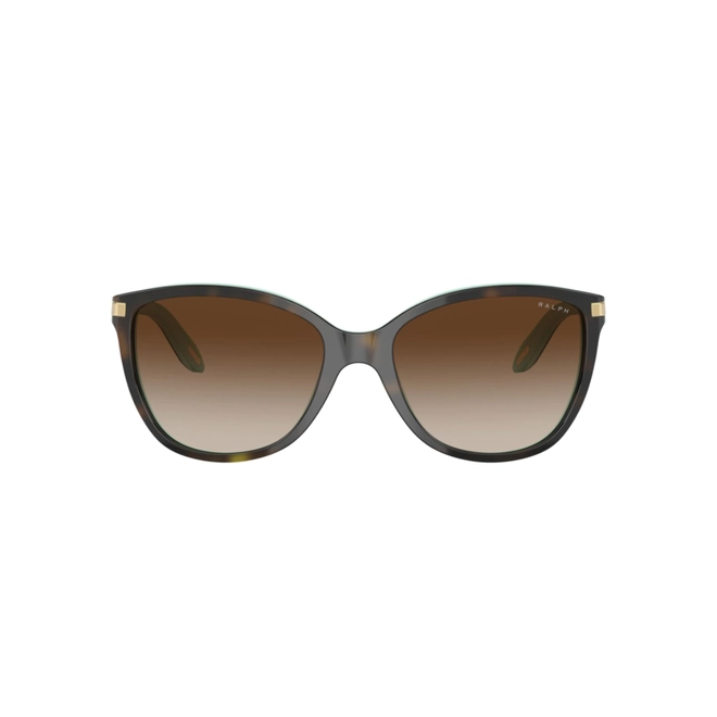 Óculos de Sol Ralph 0RA5160 601/1357 Acetato Marrom Mesclado com lentes na cor Marrom Degradê 2