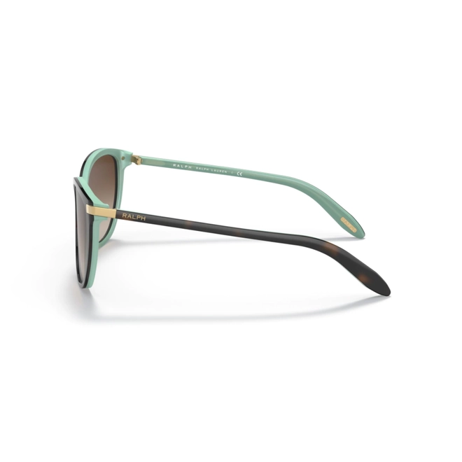 Óculos de Sol Ralph 0RA5160 601/1357 Acetato Marrom Mesclado com lentes na cor Marrom Degradê 3