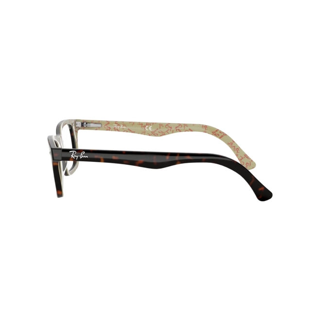 Óculos de Grau Ray-Ban 0RX5228 5057 55 Acetato Marrom Mesclado 3
