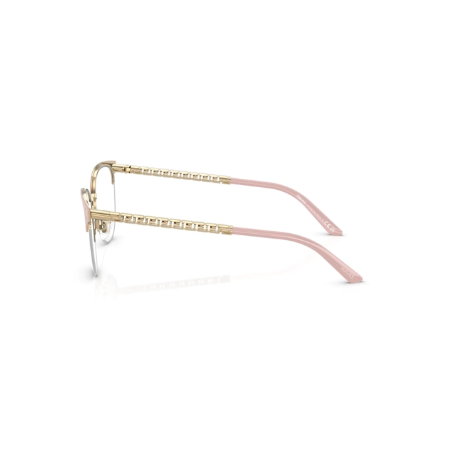 Óculos de Grau Versace 0VE1297 1517 53 Metal Rosa 3