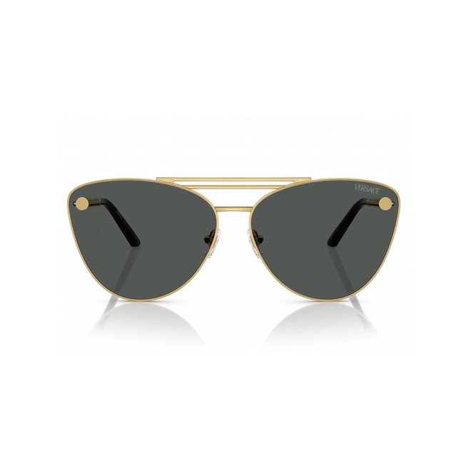 Óculos de Sol Versace 0VE2267 10028764 Metal Dourado com lentes na cor Cinza Escuro 2