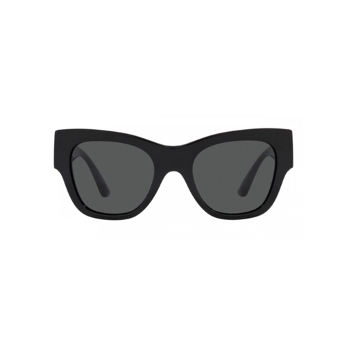 Óculos de Sol Versace 0VE4415U GB1/8752 Acetato Preto com lentes na cor Cinza Escuro