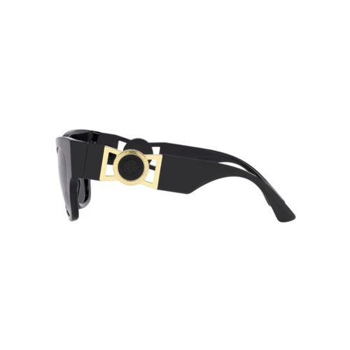 Óculos de Sol Versace 0VE4415U GB1/8752 Acetato Preto com lentes na cor Cinza Escuro