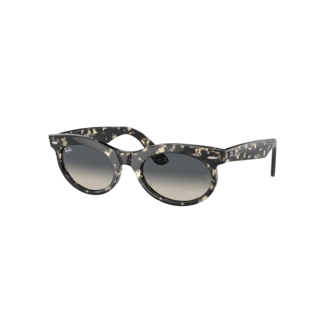 Óculos de Sol Ray-Ban Wayfarer Oval 0RB2242 13337150 Propionato Cinza Mesclado com lentes na cor Cinza Degradê 1