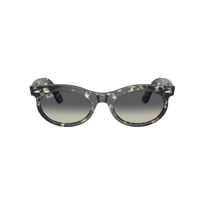 Óculos de Sol Ray-Ban Wayfarer Oval 0RB2242 13337150 Propionato Cinza Mesclado com lentes na cor Cinza Degradê 2