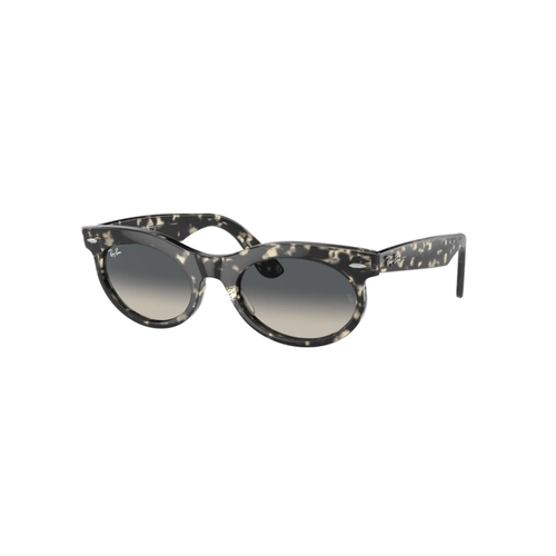 Óculos de Sol Ray-Ban Wayfarer Oval 0RB2242 13337150 Propionato Cinza Mesclado com lentes na cor Cinza Degradê