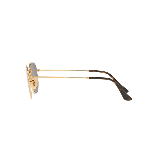 Óculos de Sol Ray-Ban Hexagonal 0RB3548NL 001/5851 Metal Dourado com lentes na cor Verde Polarizado 4
