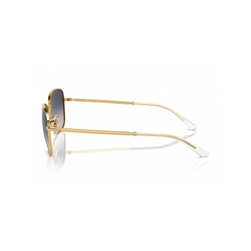 Óculos de Sol Ray-Ban 0RB3733 001/7859 Metal Dourado com lentes na cor Azul Degradê Polarizado