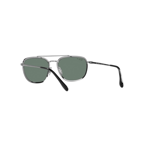 Óculos de Sol Ray-Ban 0RB3708 004/O959 Metal Chumbo com lentes na cor Cinza Polarizado