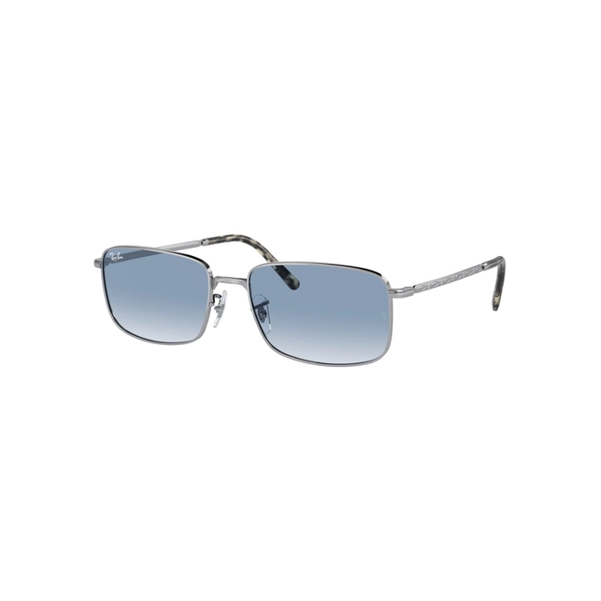 Óculos de Sol Ray-Ban 0RB3717 003/3F60 Metal Prata com lentes na cor Azul 1