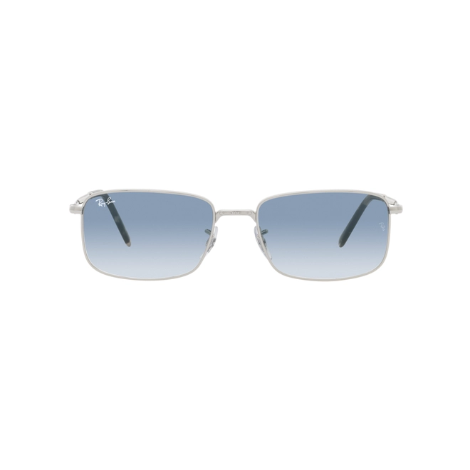 Óculos de Sol Ray-Ban 0RB3717 003/3F60 Metal Prata com lentes na cor Azul 2