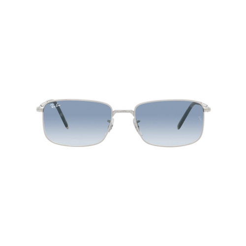 Óculos de Sol Ray-Ban 0RB3717 003/3F60 Metal Prata com lentes na cor Azul