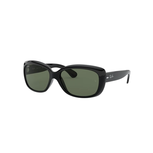 Óculos de Sol Ray-Ban Jackie Ohh 0RB4101 601/5858 Nylon Preto com lentes na cor Verde Polarizado
