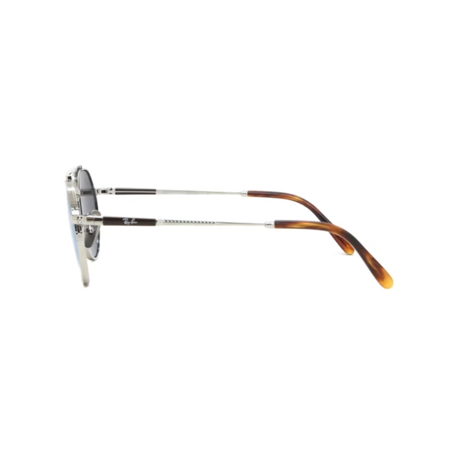 Óculos de Sol Ray-Ban Jackie Ohh 0RB8265 3139O0451 Titânio Prata com lentes na cor Azul Espelhado 4