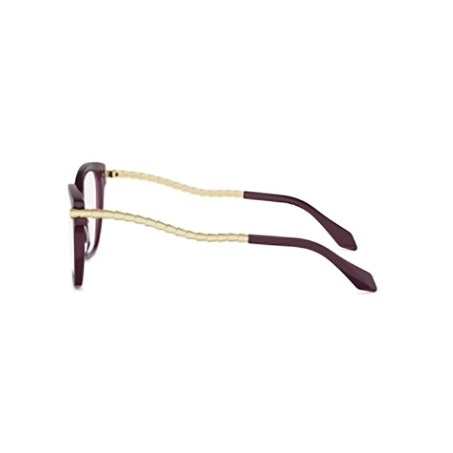 Óculos de Grau Bvlgari BV50071I_52081 Acetato Bordô 3