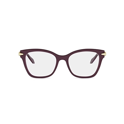 Óculos de Grau Bvlgari BV50071I_52081 Acetato Bordô
