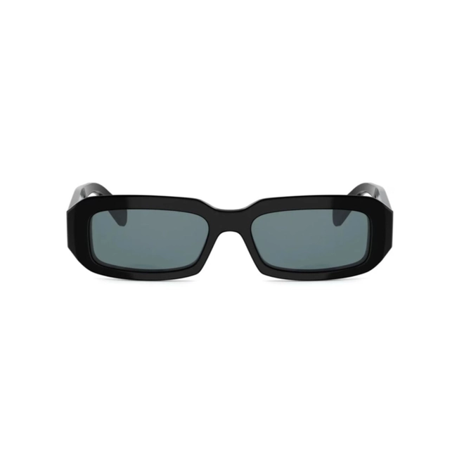 Óculos de Sol Celine Triomphe CL40335I_5401V Acetato Preto com lentes na cor Azul 2