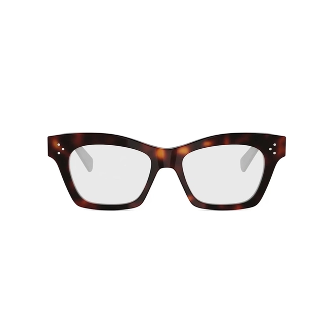 Óculos de Grau Celine 3 Dots CL50175I_51052 Acetato Marrom Mesclado 2