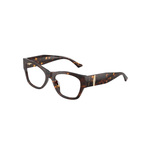 Óculos de Grau Jimmy Choo 0JC3063U 5002 54 Acetato Marrom Mesclado Polido