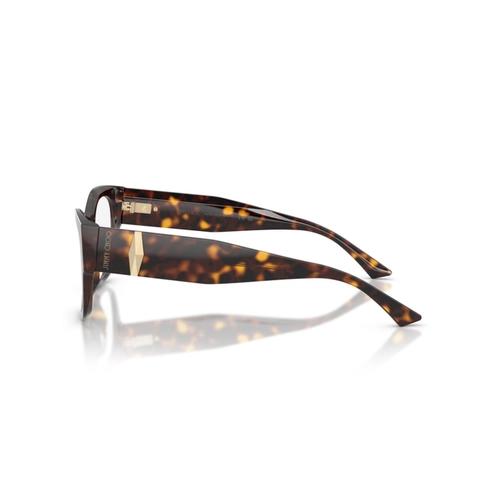 Óculos de Grau Jimmy Choo 0JC3063U 5002 54 Acetato Marrom Mesclado Polido