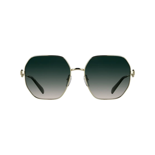 Óculos de Sol Longchamp LO187S 725 58 Metal Dourado com lentes na cor Verde Degradê 2
