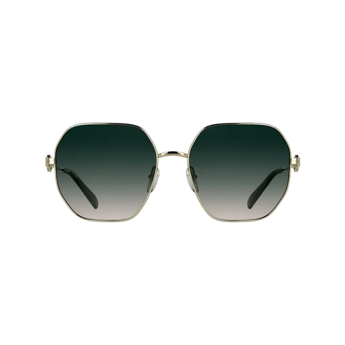 Óculos de Sol Longchamp LO187S 725 58 Metal Dourado com lentes na cor Verde Degradê
