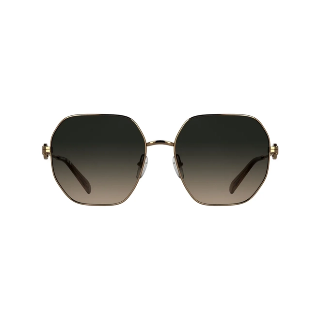 Óculos de Sol Longchamp LO187S 734 58 Metal Marrom com lentes na cor Marrom Degradê 2