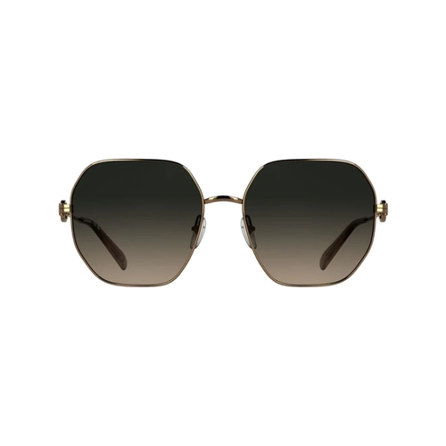 Óculos de Sol Longchamp LO187S 734 58 Metal Marrom com lentes na cor Marrom Degradê