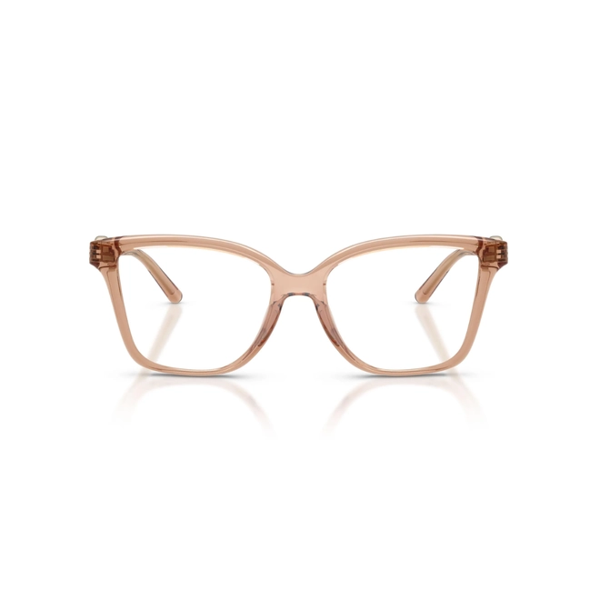 Óculos de Grau Michael Kors 0MK4180U 4051 54 Acetato Marrom Transparente Polido 2