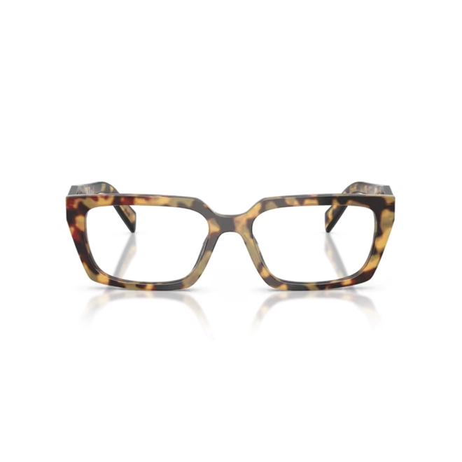 Óculos de Grau Prada 0PR D05V 24L1O155 Acetato Marrom Mesclado Polido 2