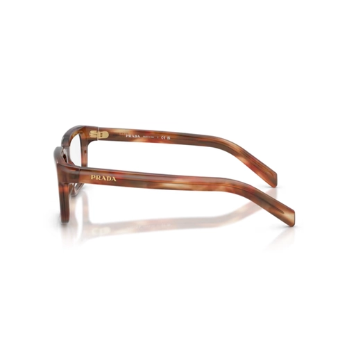Óculos de Grau Prada 0PR D04V 24G1O154 Acetato Marrom Mesclado Polido