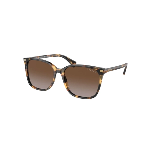 Óculos de Sol Ralph 0RA5293 6148T556 Acetato Marrom Mesclado com lentes na cor Marrom Degradê Polarizado