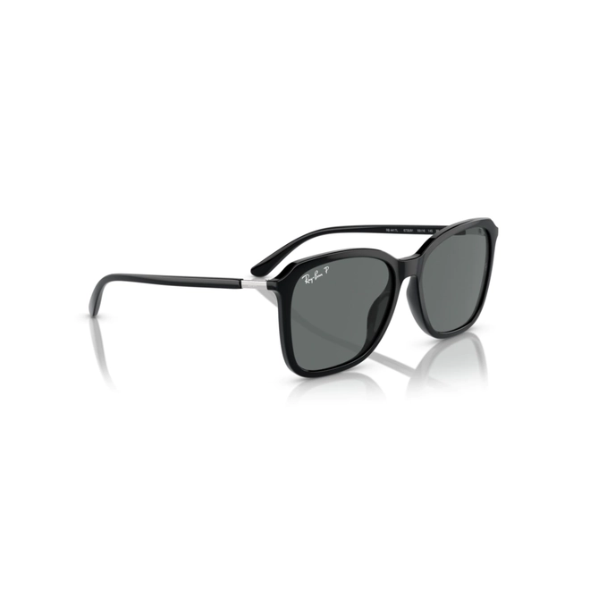 Óculos de Sol Ray-Ban 0RB4417L 67358155 Acetato Preto com lentes na cor Cinza 3