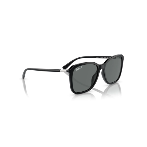 Óculos de Sol Ray-Ban 0RB4417L 67358155 Acetato Preto com lentes na cor Cinza