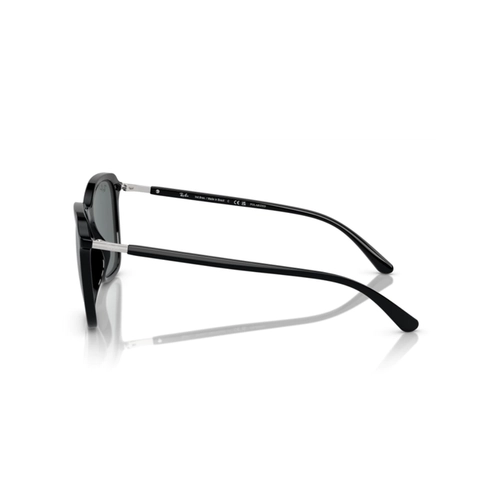 Óculos de Sol Ray-Ban 0RB4417L 67358155 Acetato Preto com lentes na cor Cinza