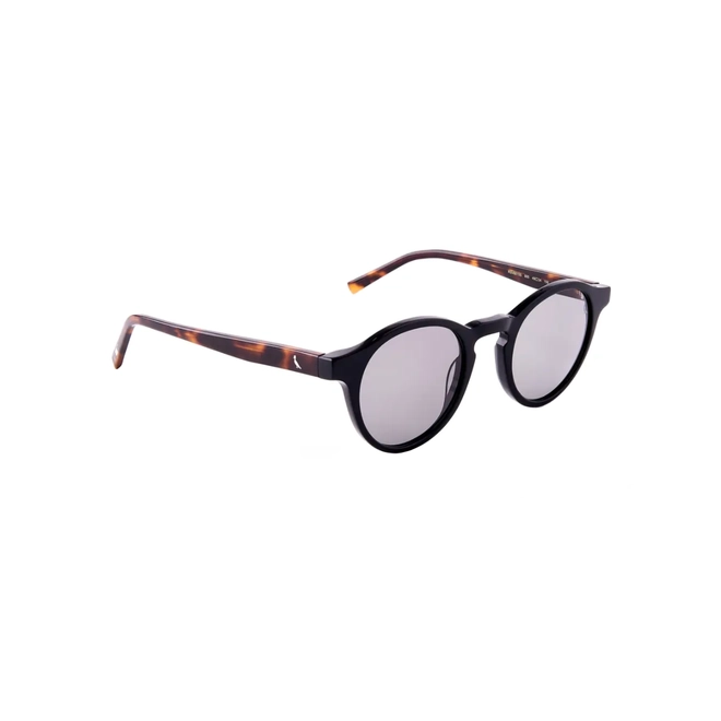 Óculos de Sol Reserva RSV6015S 005 49 Acetato Preto e Marrom Mesclado com lentes na cor Cinza 3