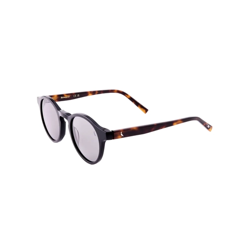 Óculos de Sol Reserva RSV6015S 005 49 Acetato Preto e Marrom Mesclado com lentes na cor Cinza