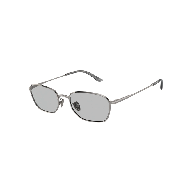 Óculos de Sol Giorgio Armani 0AR6151 30108752 Metal Chumbo com lentes na cor Cinza Claro 1